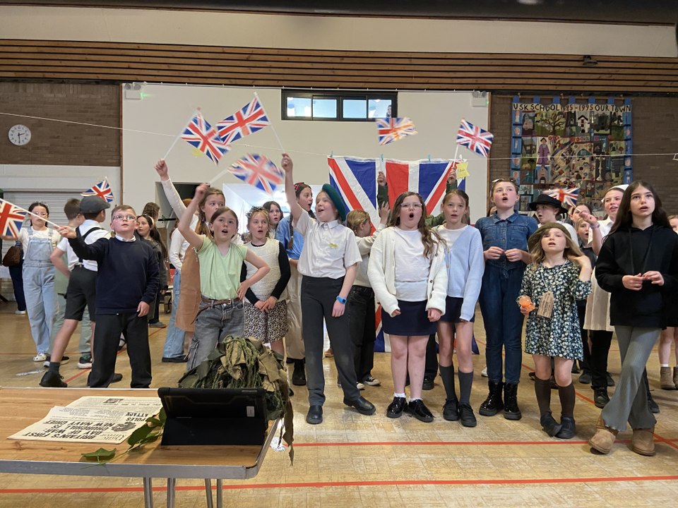 Visit Usk Primary's WW2 Museum