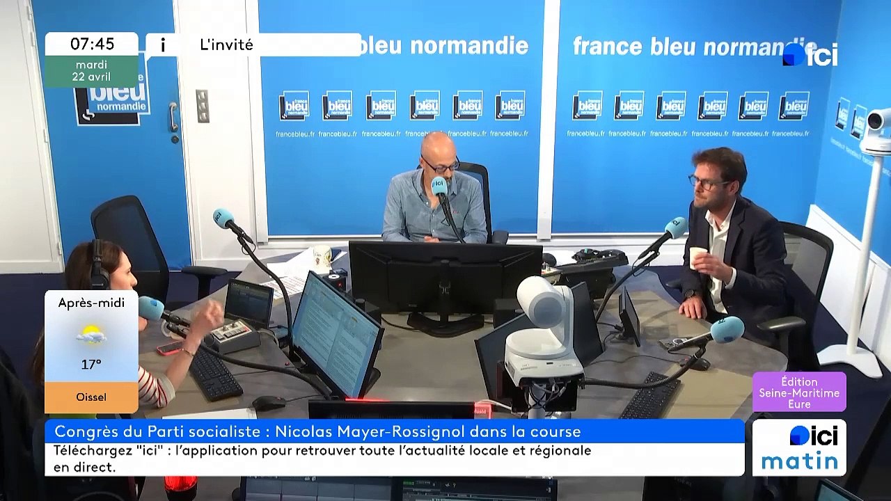 Nicolas Mayer-Rossignol, invité de "ici Normandie"