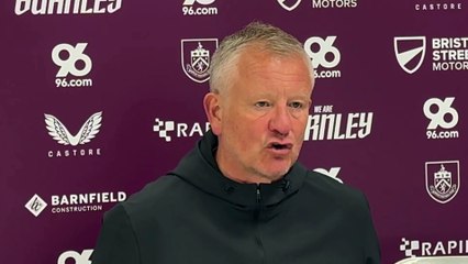 Chris Wilder on "scary" scenes for Sheffield United at Burnley