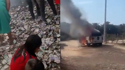 Braquage d’un fourgon blindé sur le tarmac en Colombie