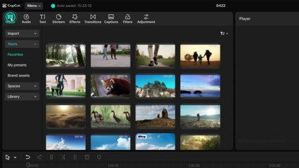 how to put words behind a video on capcut pc