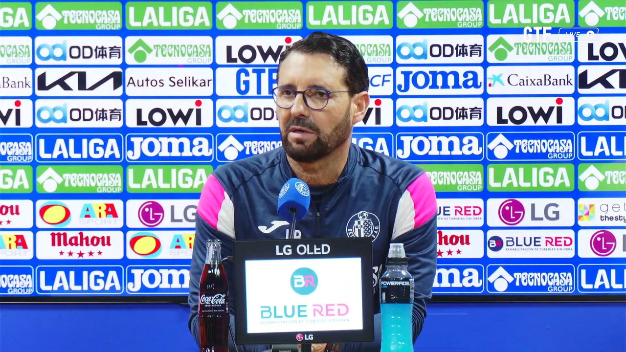 Bordalás, rueda de prensa previa al Getafe vs Real Madrid