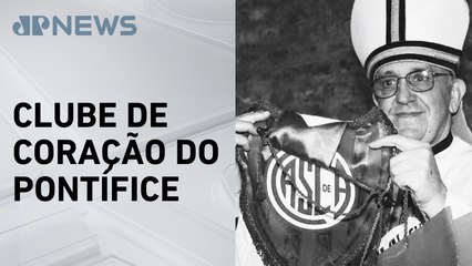 San Lorenzo faz homenagem ao papa Francisco