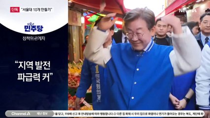 [단독]민주당, ‘서울대 10개 만들기’ 공약 추진