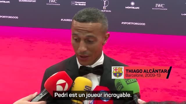 Barcelone - “L’un des meilleurs du monde” : Thiago Alcantara encense Pedri