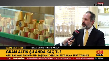 TRUMP-FED GERİLİMİ PİYASAYA SERT YANSIDI! Altında son durum ne?