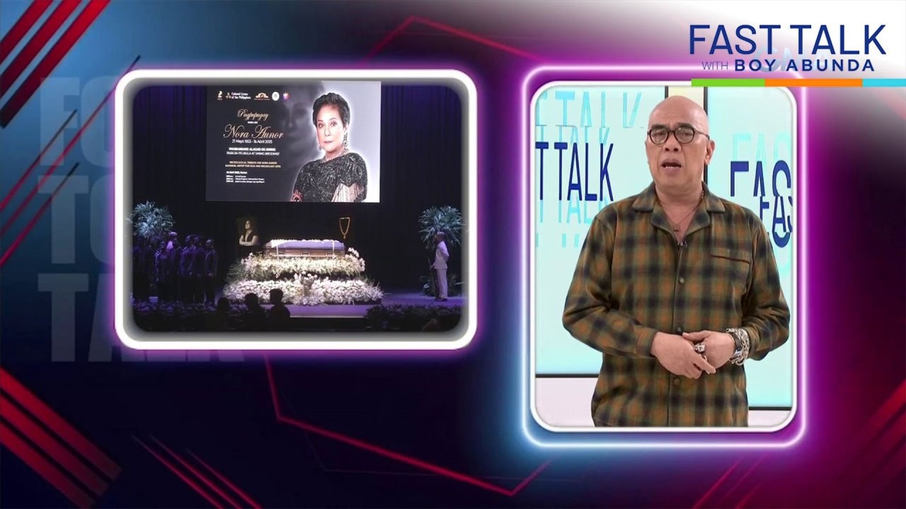Fast Talk with Boy Abunda: Boy Abunda, nagbigay-pugay kina Nora Aunor at Pope Francis (Episode 579)