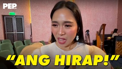 Aicelle Santos, umaming nahirapan sa pagkanta sa State Necrological Service para kay Nora Aunor | PEP