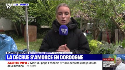 Dordogne: la rivière L'Isle bat un record de crue avec un pic à 3 mètres 43