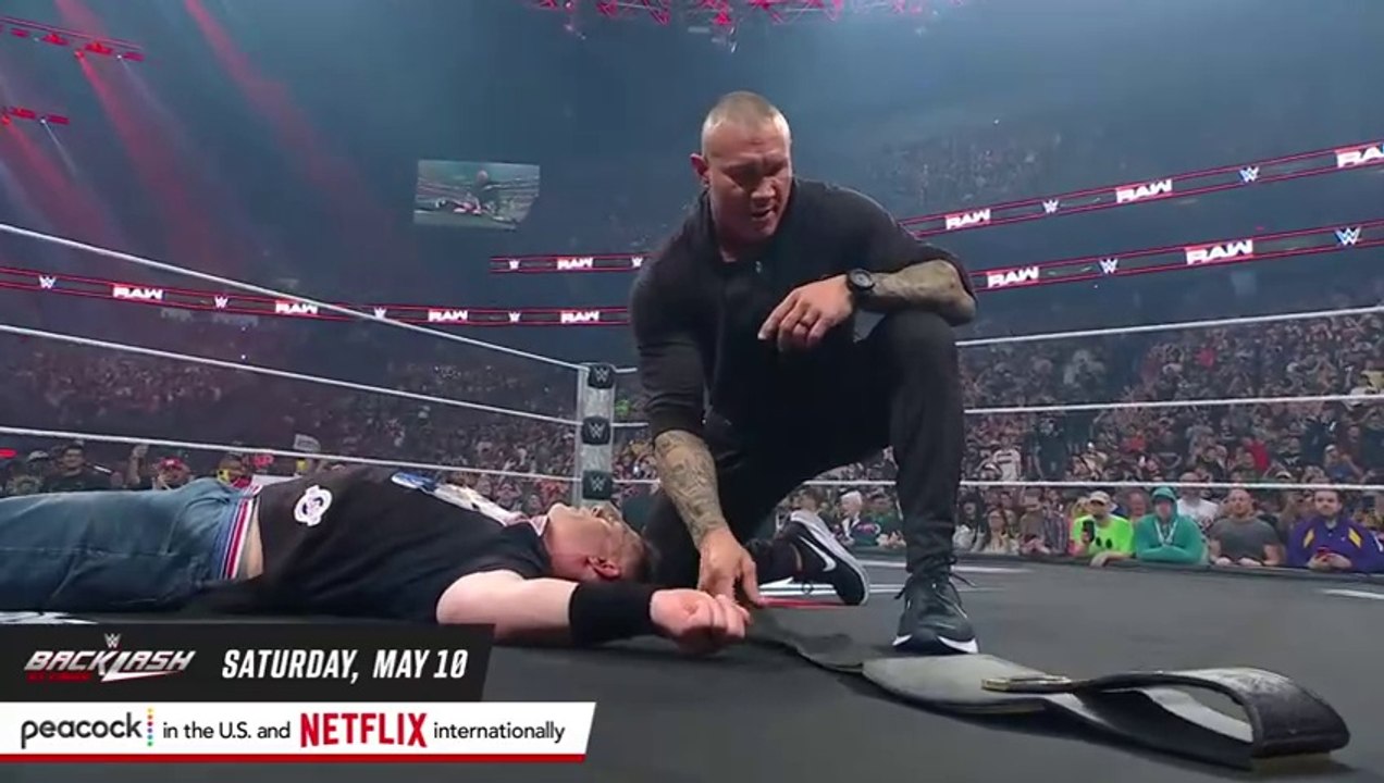 Randy Orton ROCKS John Cena with the RKO Raw highlights, April 21, 2025