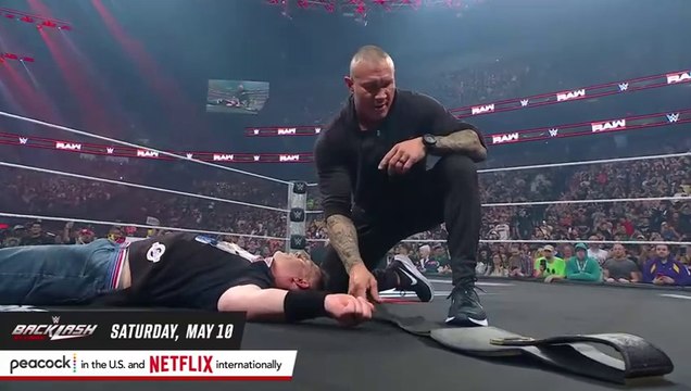 Randy Orton ROCKS John Cena with the RKO Raw highlights, April 21, 2025