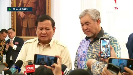 Gaya Silat Prabowo usai Ketemu Wakil PM Malaysia hingga Jawab Isu Terkini