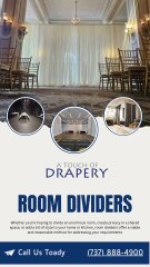 Elegant Room Dividers in Atlanta Custom Drapery Solutions