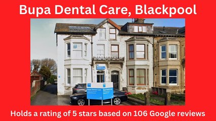 Blackpool dentists ranked by patients