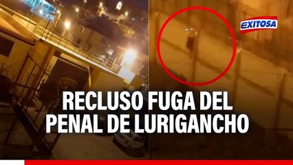 Recluso fuga del penal de Lurigancho gritando "¡Aleluya, Cristo vive!": Inpe anuncia medidas