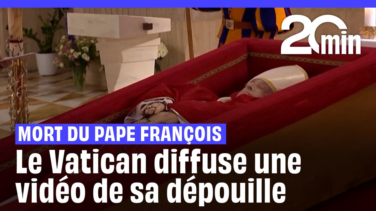 Le Vatican diffuse une vidéo du pape François dans son cercueil