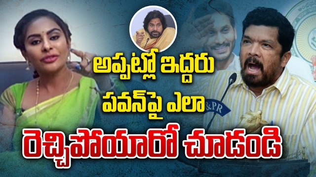 అప్పట్లో ఇద్దరు పవన్ పై ఎలా రెచ్చిపోయారో చూడండి Sri Reddy & Posani Comments On Pawan Kalyan