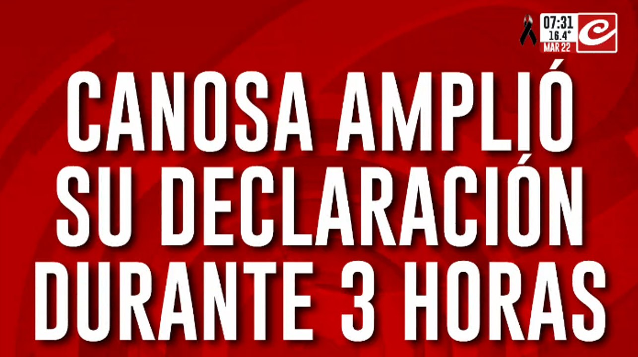 Viviana Canosa amplió su declaración y habló durante tres horas... ¿ratificó sus dichos?