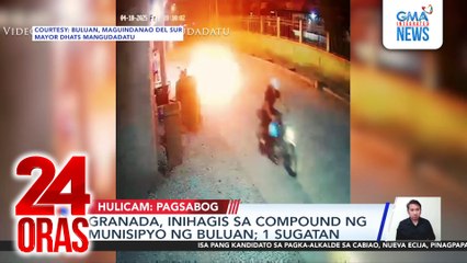 Granada, inihagis sa compound ng munisipyo ng Buluan; 1 sugatan | 24 Oras