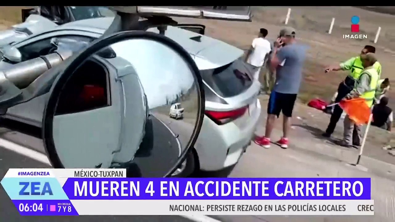 Accidente deja 4 muertos y 4 heridos en la carretera México-Tuxpan ...