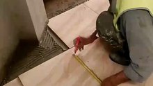 With just simple tools! Cut ceramic tiles professionally. #tiles #ceramic