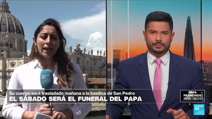 El funeral del papa Francisco se realizará el sábado 26 de abril