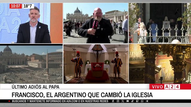⛪🙏 A24 EN EL VATICANO | EL MUNDO DESPIDE AL PAPA FRANCISCO