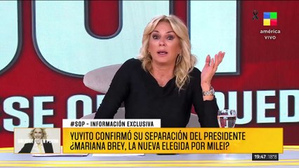 "Mariana Brey se está preparando" para ser la nueva novia de Milei