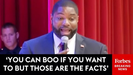 Byron Donalds Deals With Irate Town Hall Audience When Answering Question About Elon Musk