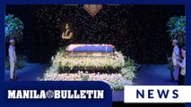 Petals, gold confetti shower Nora Aunor’s casket at state necrological service