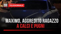 Giovane pestato davanti al centro commerciale in via Laurentina