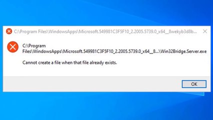 Solved - Win32Bridge.Server.exe Error Message on Windows 11 / 10