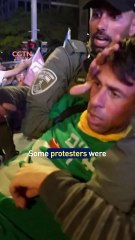 Israeli police forcibly remove anti-Netanyahu protesters
