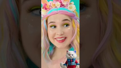 MORE WAYS TO SNEAK MAKE UP 😝 #shorts #funny #cat #reaction #makeup #animals #sneakmakeup