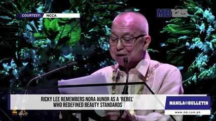 Ricky Lee remembers Nora Aunor as a 'rebel' who redefined beauty standards