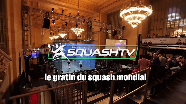 PSA Squash Tour - Grasshopper Cup Zurich (1er tour) - Curtis Malik - Baptiste Masotti