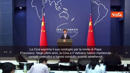 Morte Papa Francesco, Ministro Esteri cinese: Contatti costruttivi e scambi amichevoli