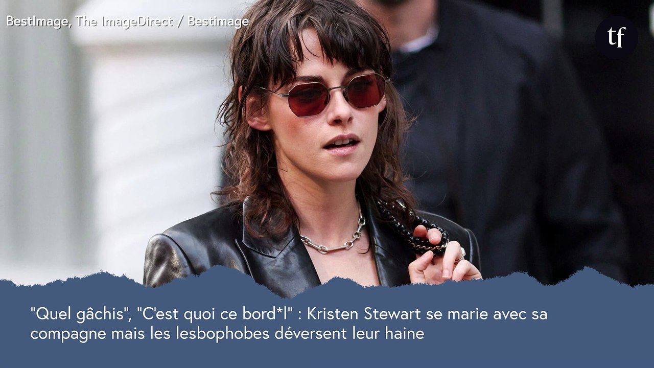"Quel gâchis", "C'est quoi ce bord*l" : Kristen Stewart se marie avec sa compagne mais les lesbophobes déversent leur haine