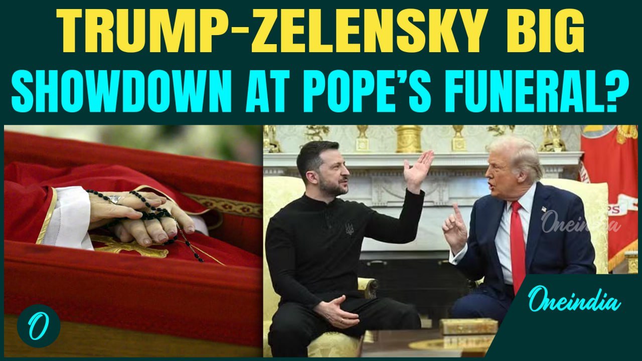 Trump and Zelensky Face Off at Pope Francis’ Funeral After Big Clash | Showdown at Pope’s Funeral?
