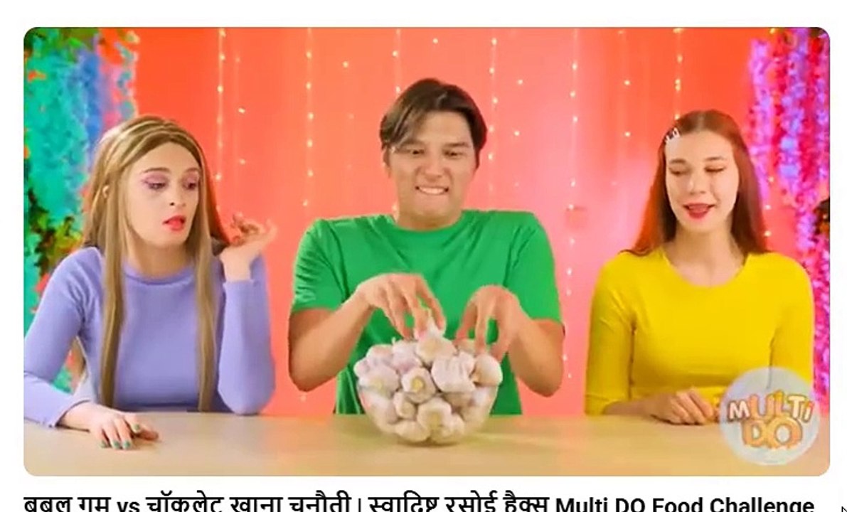 बबल गम vs चॉकलेट खाना चुनौती | स्वादिष्ट रसोई हैक्स Multi DO Food Challenge