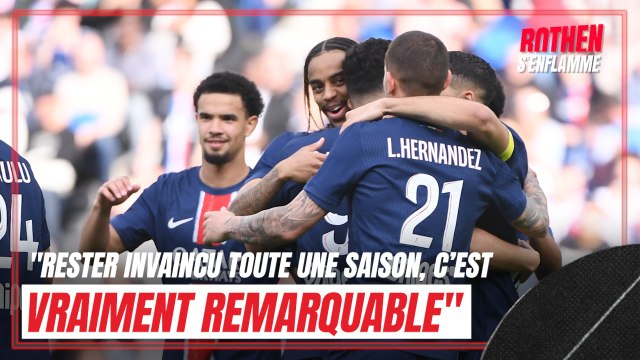 PSG : Rester invaincu toute une saison, c'est vraiment remarquable anticipe Rothen