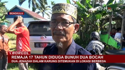 [FULL] Polisi Soal Kronologi Remaja 17 Tahun di Kota Bengkulu yang Diduga Bunuh 2 Bocah Tetangganya