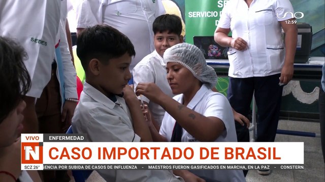 Confirman primer caso de sarampión