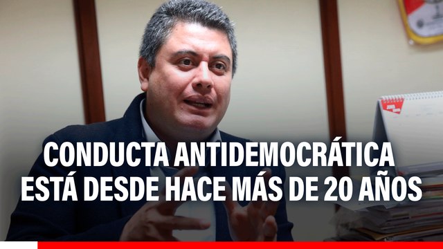 Villalobos sobre ilegalidad de partidos por conducta antidemocrática: Figura está desde hace más de 20 años