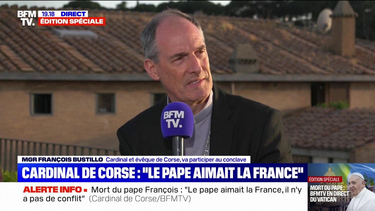 "Le pape aimait la France": le cardinal de Corse revient sur les passages du pape François  en France avant de mourir