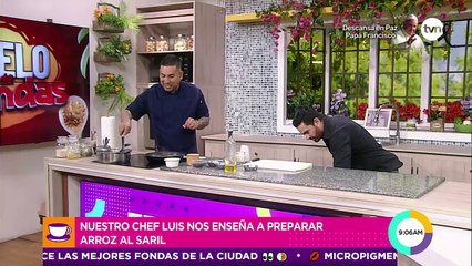 ¡Delicioso! Arroz al saril con pollo al curri