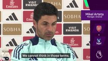Arteta 'cannot think' of resting players ahead of PSG tie