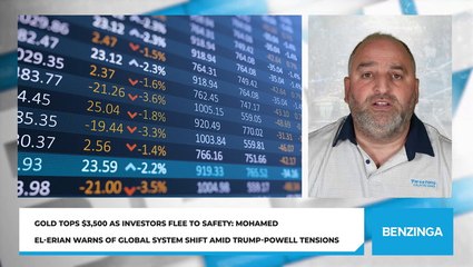 Gold Tops $3,500 As Investors Flee To Safety: Mohamed El-Erian Warns Of Global System Shift Amid Trump-Powell Tensions
