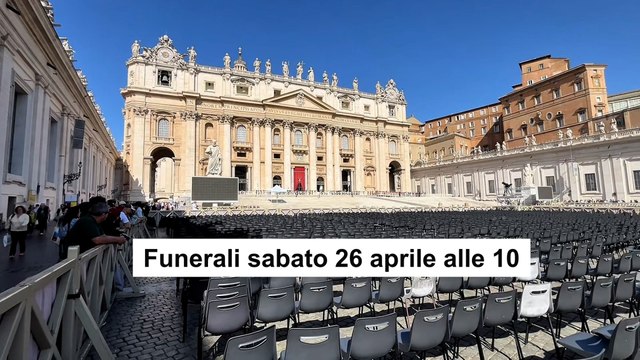 San Pietro si prepara ai funerali di Papa Francesco, la mappa delle piazza