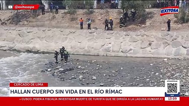 Tragedia en el río Rímac: Hallan cuerpo sin vida frente a la alameda Chabuca Granda